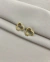 BRINCO CORAÇÃO ZIRCONIA TAMANHO M BANHADO A OURO 18K/BOX536*