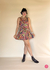 Vestido curto farm regatão arabescos neon - comprar online