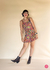 Imagem do Vestido curto farm regatão arabescos neon