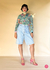 Camisa azul borboletas – transparente Farm - comprar online
