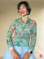 Camisa azul borboletas – transparente Farm