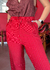 Calça cenoura Vermelha - loja online