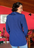 Blazer azul cintilante Vintage - loja online