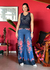 Calça floral Marfino