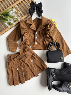 Conjunto Blogger cotelê na internet
