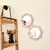Set x 2 espejos Roses - Poppy Home