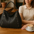 Bolsa Feminina De Ombro Sofisticada De Couro Sintético na internet