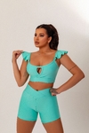 Conjunto Babado Verde