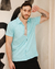 Camisa de Botão Texture - Azul - comprar online