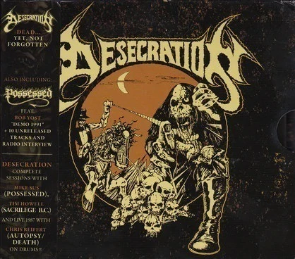 DESECRATION Dead...Yet, But Not Forgotten 4xCD+DVD DIGIPACK