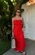 VESTIDO BABADOS NATALIA VERMELHO - comprar online