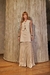 SAIA PLISSADA YASMIN AREIA - comprar online