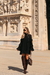 VESTIDO CURTO CHIFFON THACI PRETO - comprar online