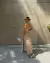 SAIA MIDI GODE NATALIA BEGE - BOUTIQUE DAS MANAS