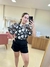 BLUSA FLOWER PRETA - comprar online