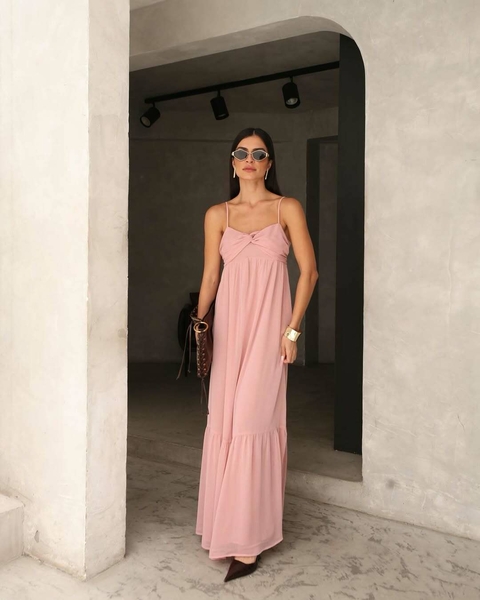 VESTIDO LONGO MARINA ROSA