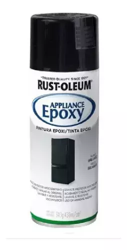 Aerosol epoxy acero inoxidable negro brillante