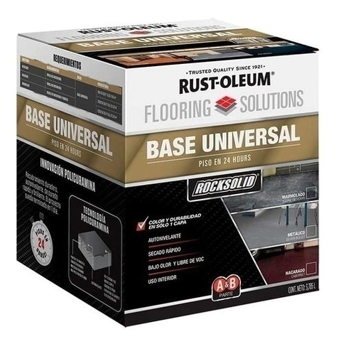 Base universal Transparente Autonivelante Rust Oleum 2.07lt