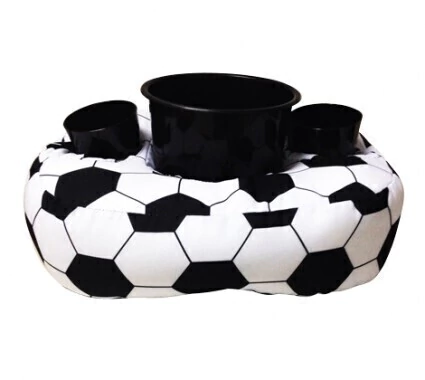 Kit Almofada Porta Pipoca c/Balde e Copo Bola Futebol | Kathavento - comprar online