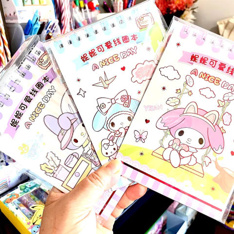 Caderno Espiralado Temática Fofa My Melody | Importado - comprar online