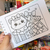 Livro de Colorir Gatinha Espiral Holográfico - loja online