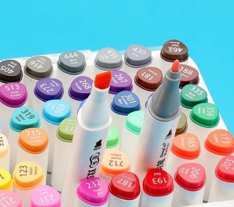 Marcadores Artísticos Ponta Dupla Unitário | Importado (ZhongCai) - comprar online