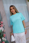 T- Shirt Gola Careca Verde Bebê