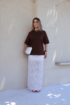 Oversized Lua Marrom - Satus Trend