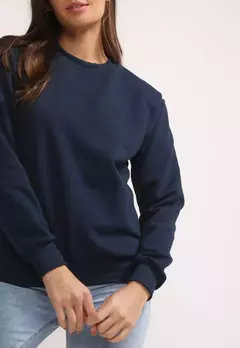 Blusa Moletom Azul Marinho - loja online