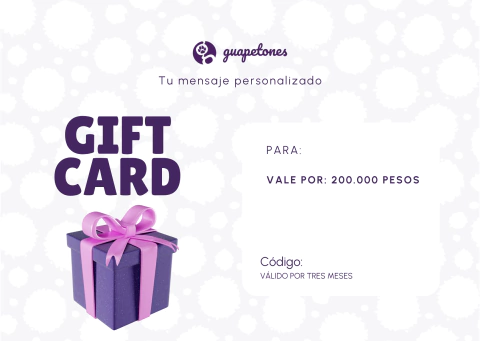 Gift Card GuapeCard - tienda online