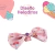 Moño + Scrunchy diseño: Heladitos en internet