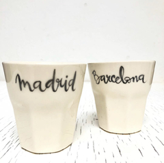 PRE-SALE Vasito Café Personalizado Manuscrito