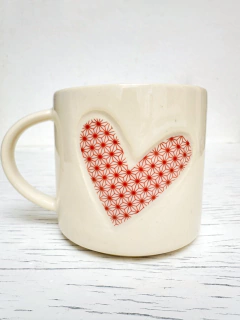 Mug simple Corazón Origami