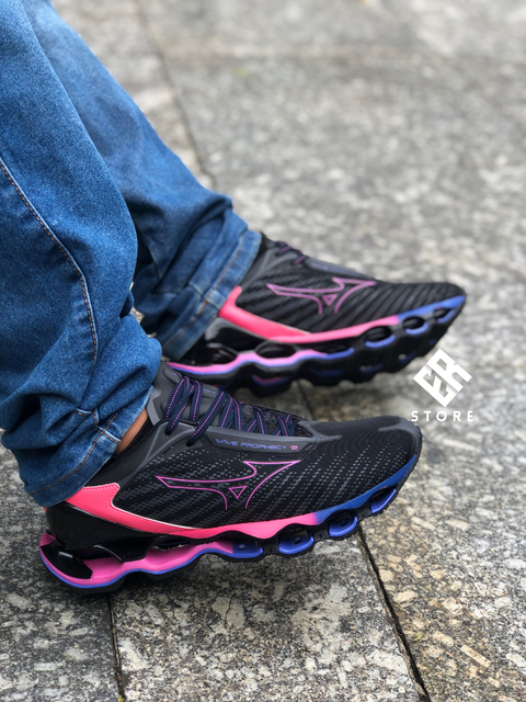 Mizuno Wave Prophecy 12 - Preto/Rosa