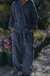 NAVY CARGO PANTS - PHILIA