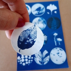 Stickers Cianotipia