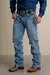 CALÇA JEANS HARD 100% MASCULINA TEXAS FARM - PDM027 - LARANJA NEON - comprar online