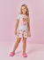 Pijama Verão Camiseta e Shorts Estampa Capivara