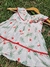 Vestido Infantil Menina Bebê Viscose Estampa Cerejas