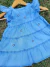 Vestido Infantil Menina Bebê Jeans Bordado Flores - comprar online