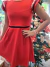 Vestido Vermelho Teen Coton Malwee - loja online