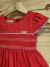 Vestido Vermelho Bebê Casinha de Abelha - VIGAT - Lúdica Moda Infantil | Vestido Infantil | Conjuntos Meninas e Meninos | Roupas de Bebê