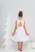 Vestido Infantil Clássico Liso Branco - loja online