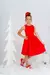 Vestido Infantil Clássico Liso Vermelho - Lúdica Moda Infantil | Vestido Infantil | Conjuntos Meninas e Meninos | Roupas de Bebê