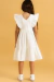 Vestido Infantil Clássico Evasê Branco - comprar online