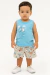Conjunto Infantil Menino Regata com Shorts Tactel na internet