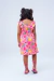 Vestido Infantil Rosa Estampa Lúdica Cogumelo - Vestido Clara na internet