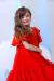 Vestido Infantil Vermelho Luxo - Lúdica Moda Infantil | Vestido Infantil | Conjuntos Meninas e Meninos | Roupas de Bebê