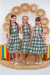 Vestido Infantil Xadrez Verde Meninas Festa Junina - loja online