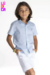Camisa Social Infantil Meninos Azul Clara - King Joe - comprar online